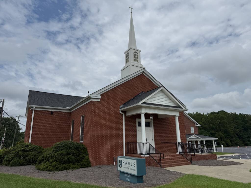 Rawls Baptist Church Establishing shot during Daytime