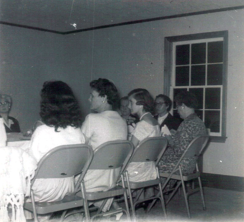 Members attending the GA Mother–Daughter Banquet at Rawls Baptist Church.