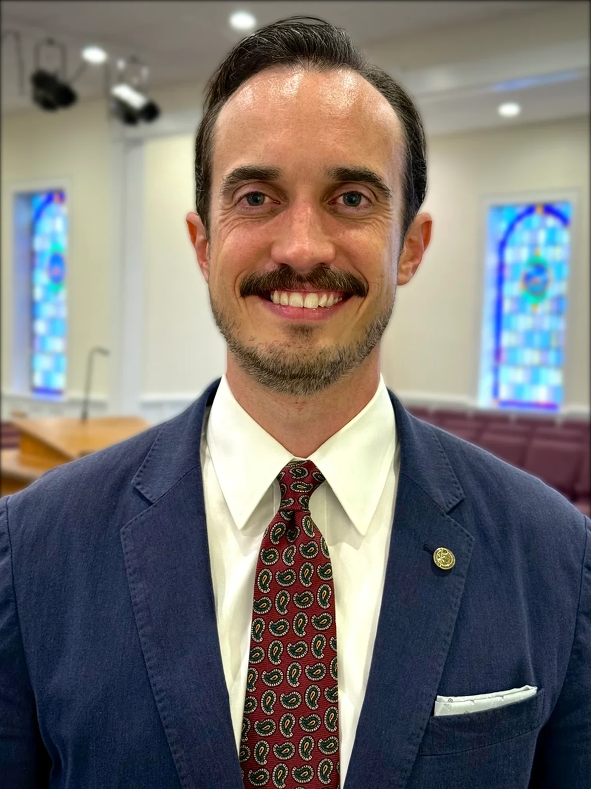 Pastor Brandon Gaster at Rawls Baptist Church.