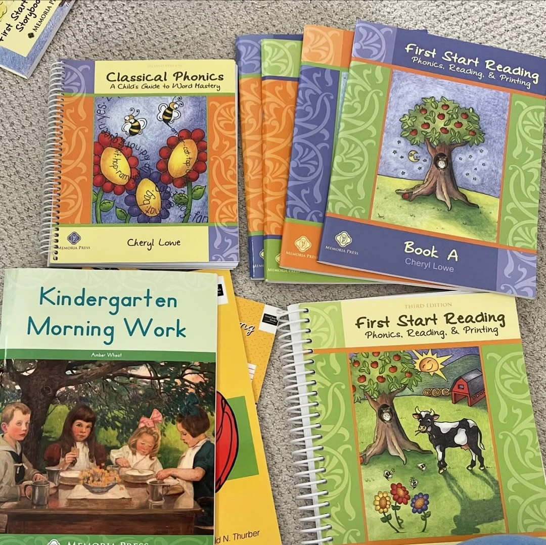 Books used in the Velos Classical Christian School curriculum.